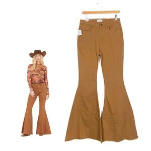 Shyanne Brown Flare Jeans
